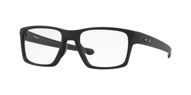 Oakley Optical LITEBEAM OX8140 Square Eyeglasses  814001-Satin Black 55-140-18 - Color Map Black
