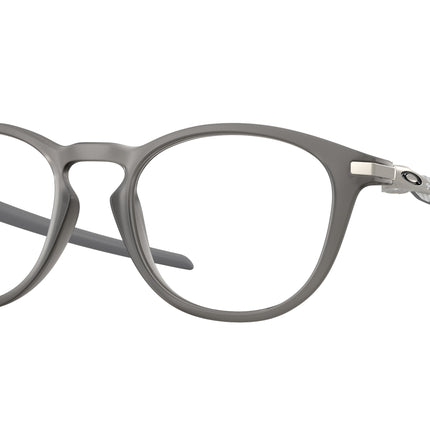 Oakley Optical PITCHMAN R CARBON A OX8149F Round Eyeglasses  814902-Satin Grey Smoke 52-140-19 - Color Map Grey