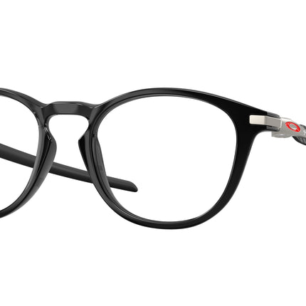 Oakley Optical PITCHMAN R CARBON A OX8149F Round Eyeglasses  814904-Black Ink 52-140-19 - Color Map Black