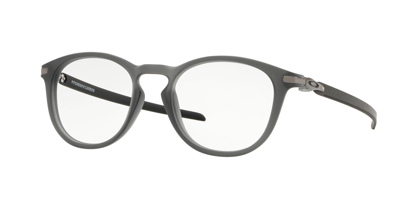 Oakley Optical PITCHMAN R CARBON OX8149 Round Eyeglasses  814902-Satin Grey Smoke 50-138-19 - Color Map Grey