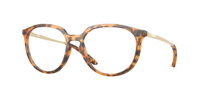 Oakley Optical BMNG OX8150 Round Eyeglasses  815007-Matte Ginger Tortoise 55-141-17 - Color Map Orange