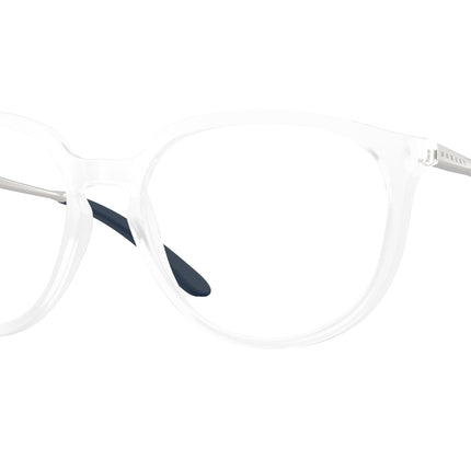 Oakley Optical BMNG OX8150 Round Eyeglasses  815009-Matte Clear 55-141-17 - Color Map Transparent