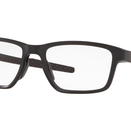 Oakley Optical METALINK OX8153 Rectangle Eyeglasses  815301-Satin Black 57-136-17 - Color Map Black