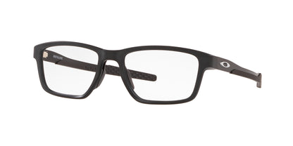 Oakley Optical METALINK OX8153 Rectangle Eyeglasses  815301-Satin Black 57-136-17 - Color Map Black