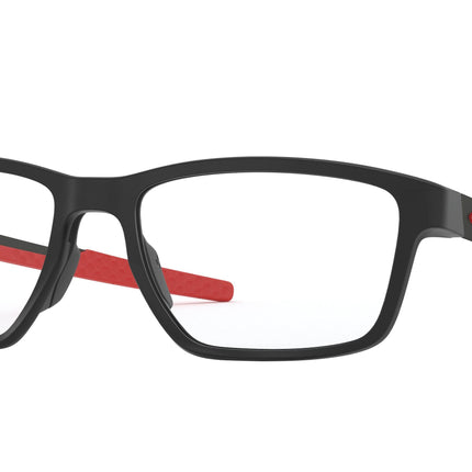 Oakley Optical METALINK OX8153 Rectangle Eyeglasses  815306-Satin Black 55-136-17 - Color Map Black