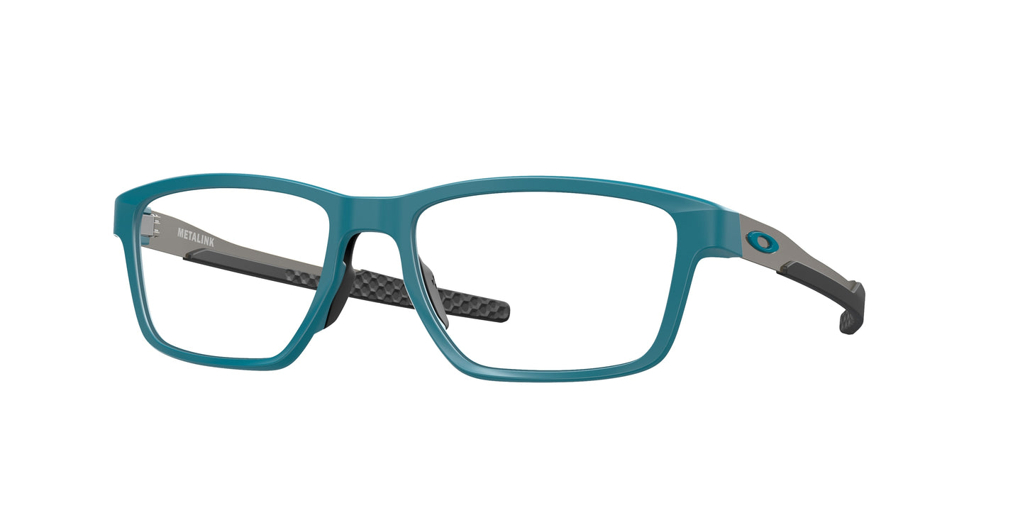 Oakley Optical METALINK OX8153 Rectangle Eyeglasses  815312-Balsam 57-136-17 - Color Map Blue