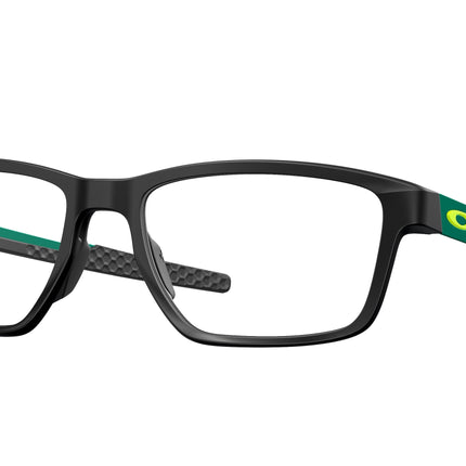 Oakley Optical METALINK OX8153 Rectangle Eyeglasses  815313-Satin Black 57-136-17 - Color Map Black