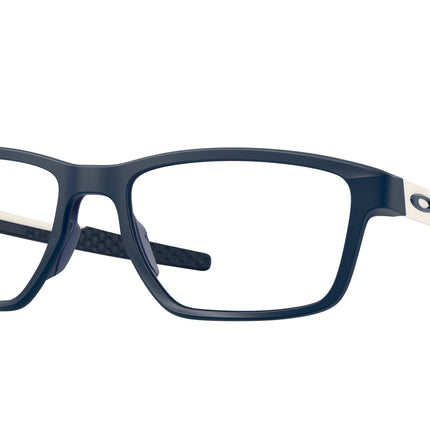 Oakley Optical METALINK OX8153 Rectangle Eyeglasses  815316-Matte Abyss 57-136-17 - Color Map Blue