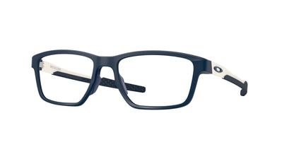 Oakley Optical METALINK OX8153 Rectangle Eyeglasses  815316-Matte Abyss 57-136-17 - Color Map Blue