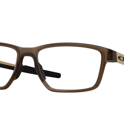 Oakley Optical METALINK OX8153 Rectangle Eyeglasses  815318-Matte Grey Ink 57-136-17 - Color Map Grey