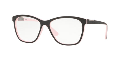 Oakley Optical ALIAS OX8155 Round Eyeglasses  815503-Black/Pink 53-139-15 - Color Map Black