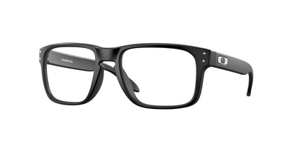 Oakley Optical HOLBROOK RX OX8156 Square Eyeglasses  815601-Satin Black 56-137-18 - Color Map Black