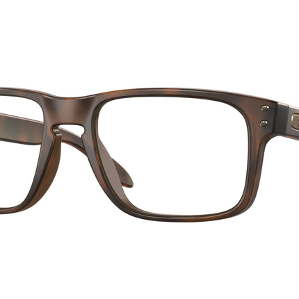 Oakley Optical HOLBROOK RX OX8156 Square Eyeglasses  815602-Matte Brown Tortoise 56-137-18 - Color Map Brown