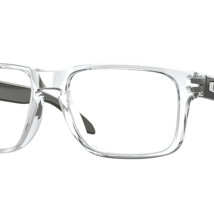 Oakley Optical HOLBROOK RX OX8156 Square Eyeglasses  815603-Polished Clear 56-137-18 - Color Map Transparent