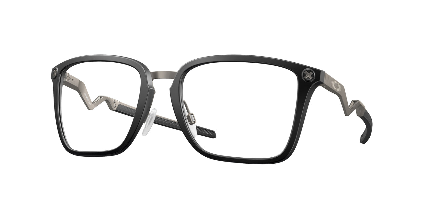 Oakley Optical COGNITIVE OX8162 Rectangle Eyeglasses  816201-Satin Black 56-132-19 - Color Map Black
