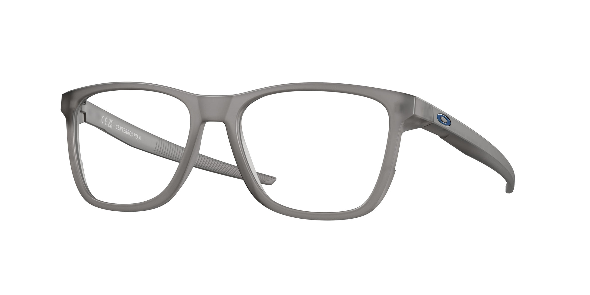 Oakley Optical CENTERBOARD A OX8163F Round Eyeglasses  816302-Satin Grey Smoke 56-143-17 - Color Map Grey