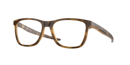 Oakley Optical CENTERBOARD A OX8163F Round Eyeglasses  816303-Satin Brown Tortoise 56-143-17 - Color Map Brown