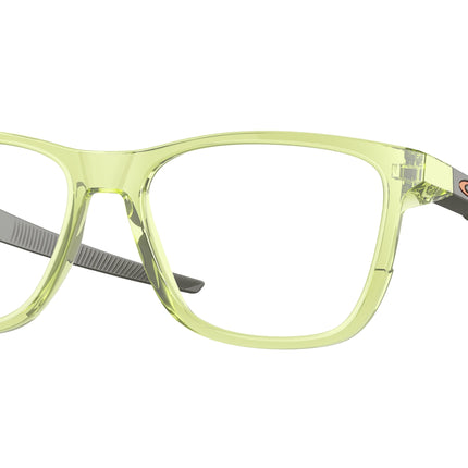 Oakley Optical CENTERBOARD A OX8163F Round Eyeglasses  816308-Polished Transparent Fern 56-143-17 - Color Map Green