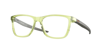 Oakley Optical CENTERBOARD OX8163 Round Eyeglasses  816310-Polished Transparent Fern 57-141-17 - Color Map Green