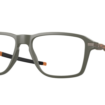 Oakley Optical WHEEL HOUSE OX8166 Square Eyeglasses  816607-Matte Olive 54-140-16 - Color Map Green