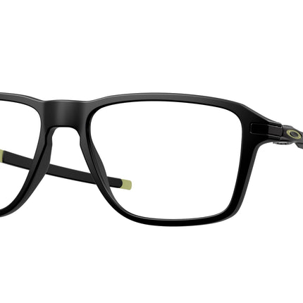 Oakley Optical WHEEL HOUSE OX8166 Square Eyeglasses  816608-Satin Black 54-140-16 - Color Map Black