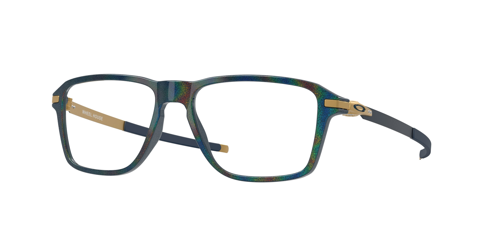 Oakley Optical WHEEL HOUSE OX8166 Square Eyeglasses  816609-Abyss Spacedust 54-140-16 - Color Map Blue
