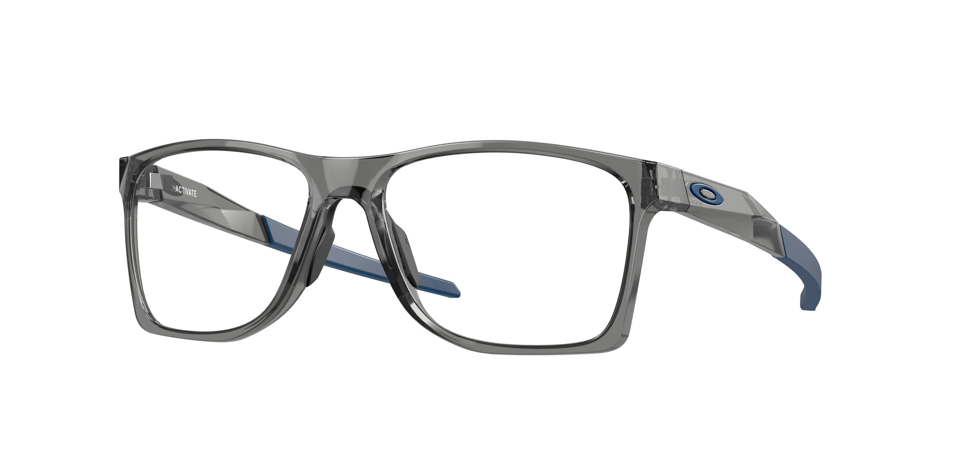 Oakley Optical ACTIVATE (A) OX8169F Square Eyeglasses  816905-Polished Grey Smoke 57-137-17 - Color Map Grey