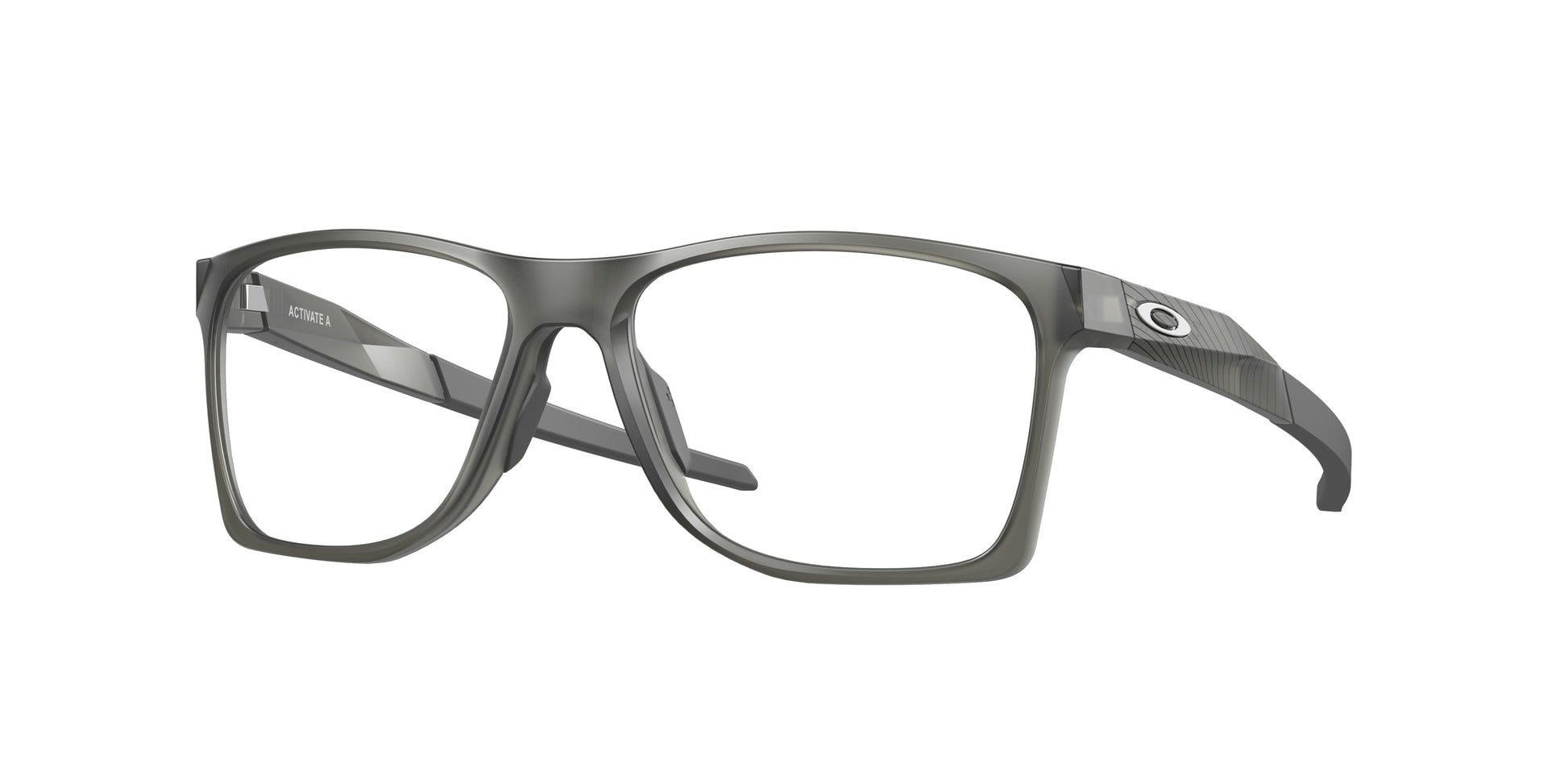 Oakley Optical ACTIVATE (A) OX8169F Square Eyeglasses  816907-Satin Grey Smoke 57-137-17 - Color Map Grey