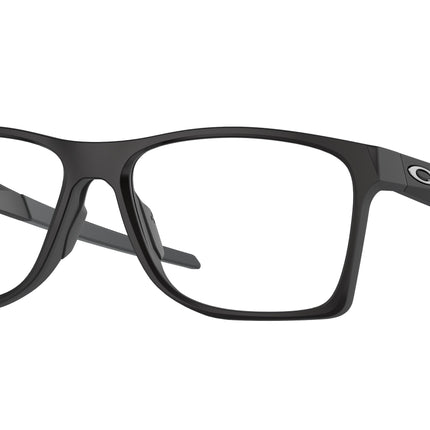 Oakley Optical ACTIVATE OX8173 Square Eyeglasses  817301-Satin Black 55-141-16 - Color Map Black