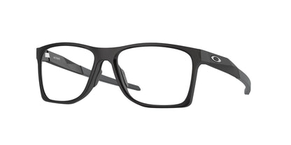 Oakley Optical ACTIVATE OX8173 Square Eyeglasses  817301-Satin Black 55-141-16 - Color Map Black
