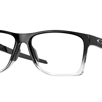 Oakley Optical ACTIVATE OX8173 Square Eyeglasses  817304-Polished Black Fade 55-141-16 - Color Map Black
