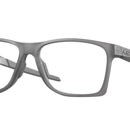 Oakley Optical ACTIVATE OX8173 Square Eyeglasses  817311-Satin Grey Smoke 55-141-16 - Color Map Grey