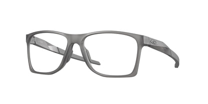 Oakley Optical ACTIVATE OX8173 Square Eyeglasses  817311-Satin Grey Smoke 55-141-16 - Color Map Grey