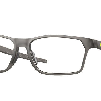 Oakley Optical HEX JECTOR (A) OX8174F Rectangle Eyeglasses  817402-Satin Grey Smoke 56-143-16 - Color Map Grey