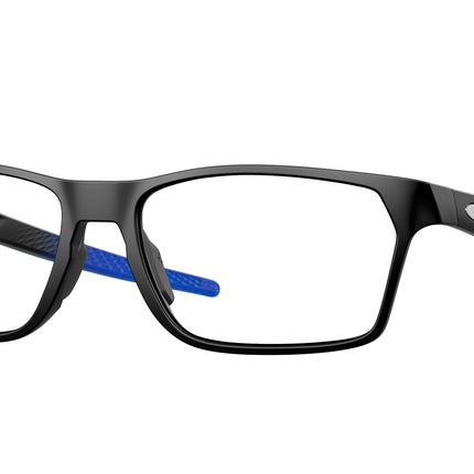 Oakley Optical HEX JECTOR (A) OX8174F Rectangle Eyeglasses  817408-Satin Black 56-143-16 - Color Map Black