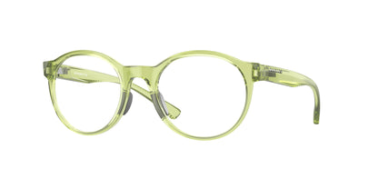 Oakley Optical SPINDRIFT RX OX8176 Round Eyeglasses  817609-Polished Translucent Fern 51-139-20 - Color Map Green