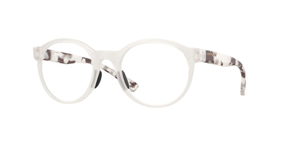 Oakley Optical SPINDRIFT RX OX8176 Round Eyeglasses  817611-Matte Transparent Opaline 51-139-20 - Color Map Multicolor