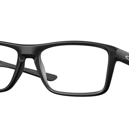 Oakley Optical RAFTER OX8178 Rectangle Eyeglasses  817801-Satin Black 57-142-18 - Color Map Black
