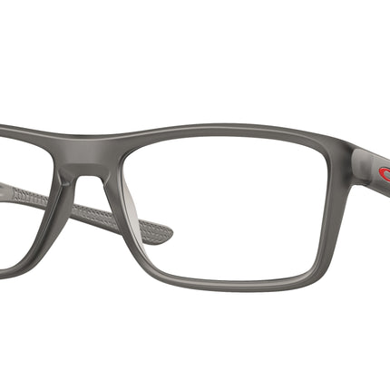 Oakley Optical RAFTER OX8178 Rectangle Eyeglasses  817802-Satin Grey Smoke 57-142-18 - Color Map Grey