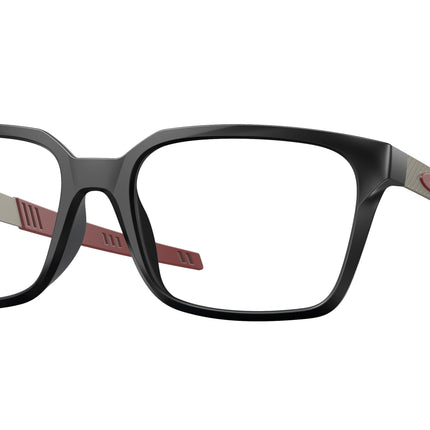 Oakley Optical DEHAVEN A OX8180F Rectangle Eyeglasses  818003-Satin Black 55-136-18 - Color Map Black