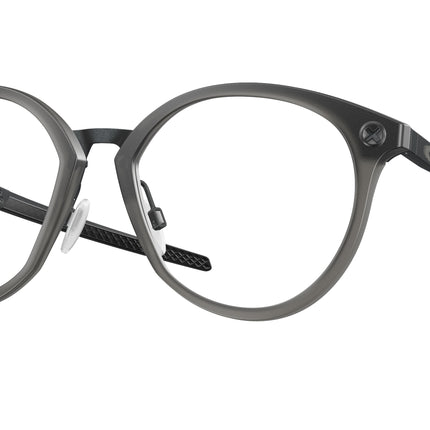 Oakley Optical COGNITIVE R OX8181 Round Eyeglasses  818102-Satin Grey Smoke 55-137-18 - Color Map Grey