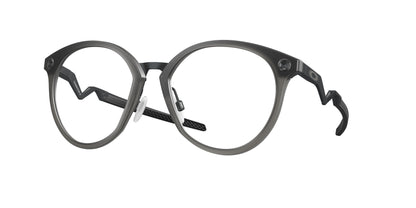 Oakley Optical COGNITIVE R OX8181 Round Eyeglasses  818102-Satin Grey Smoke 55-137-18 - Color Map Grey