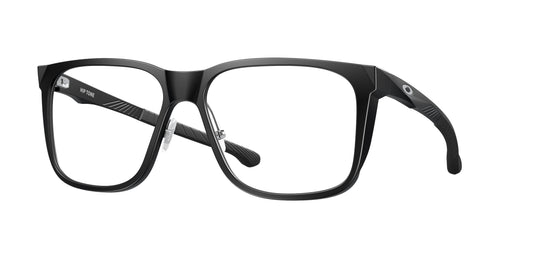 Oakley Optical HIP TONE OX8182 Square Eyeglasses  818201-Satin Black 60-155-16 - Color Map Black