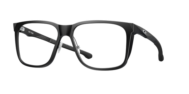 Oakley Optical HIP TONE OX8182 Square Eyeglasses  818201-Satin Black 60-155-16 - Color Map Black