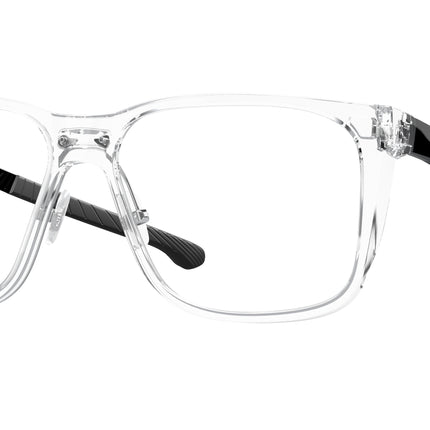 Oakley Optical HIP TONE OX8182 Square Eyeglasses  818203-Polished Clear 60-155-16 - Color Map Transparent