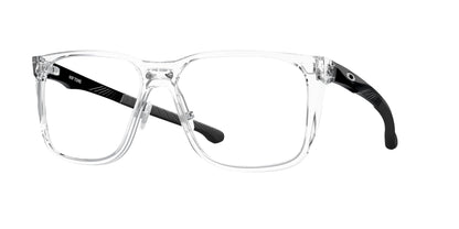 Oakley Optical HIP TONE OX8182 Square Eyeglasses  818203-Polished Clear 60-155-16 - Color Map Transparent