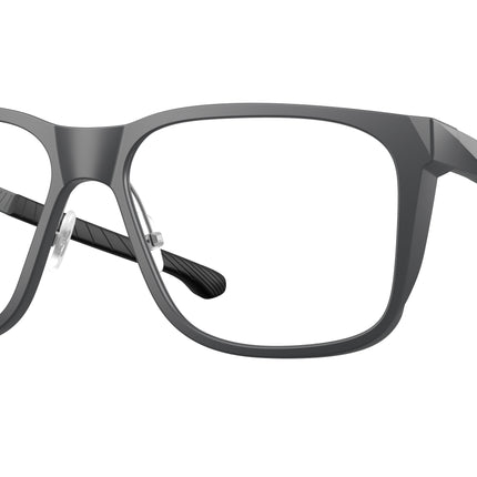 Oakley Optical HIP TONE OX8182 Square Eyeglasses  818205-Matte Carbon 60-155-16 - Color Map Grey