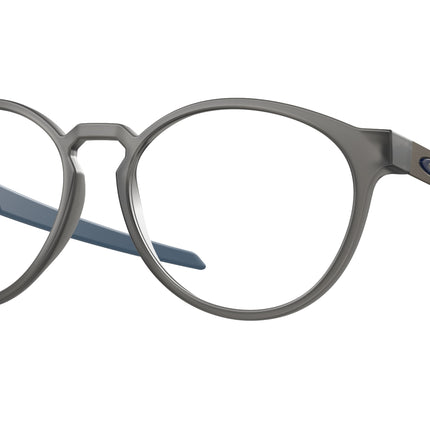 Oakley Optical EXCHANGE R OX8184 Round Eyeglasses  818402-Satin Grey Smoke 55-135-16 - Color Map Grey