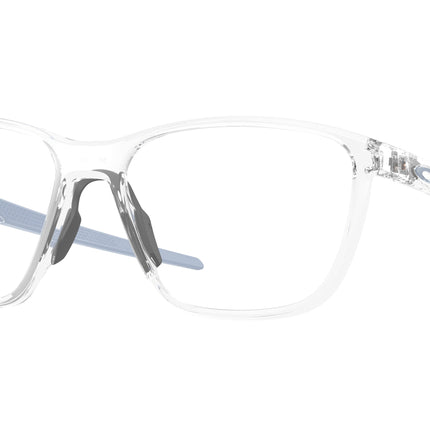 Oakley Optical FUTURITY RS OX8186 Square Eyeglasses  818603-Polished Clear 56-139-16 - Color Map Transparent
