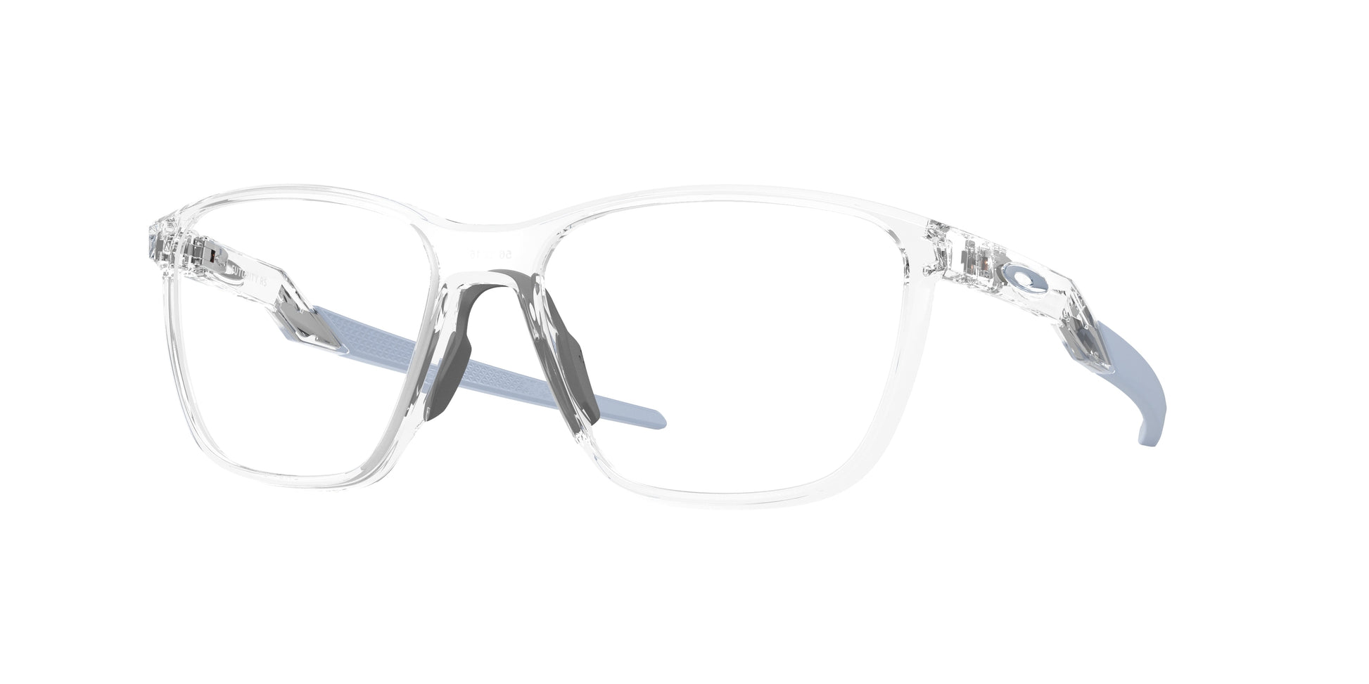 Oakley Optical FUTURITY RS OX8186 Square Eyeglasses  818603-Polished Clear 56-139-16 - Color Map Transparent